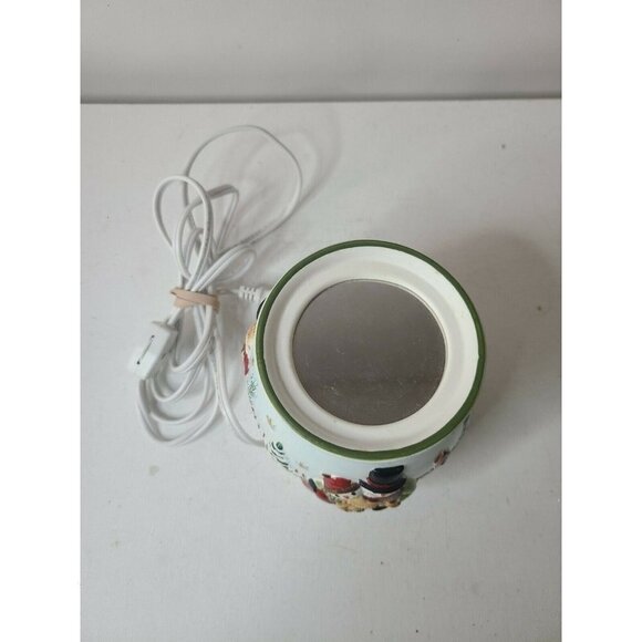 YANKEE Candle Christmas Snowman Family Wax Tart Burner Warmer Plug In Electric - Picture 3 of 8